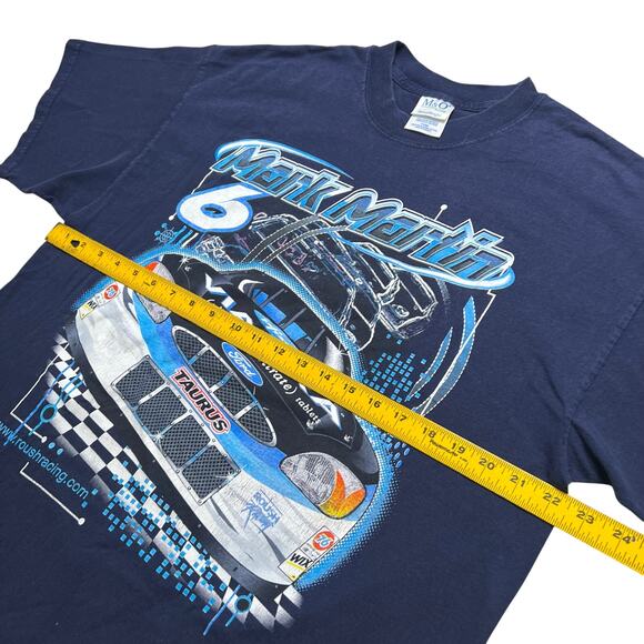 Vintage 2000s Mark Martin #6 NASCAR T-Shirt Men’s XL Racing Ford Taurus - Picture 7 of 11